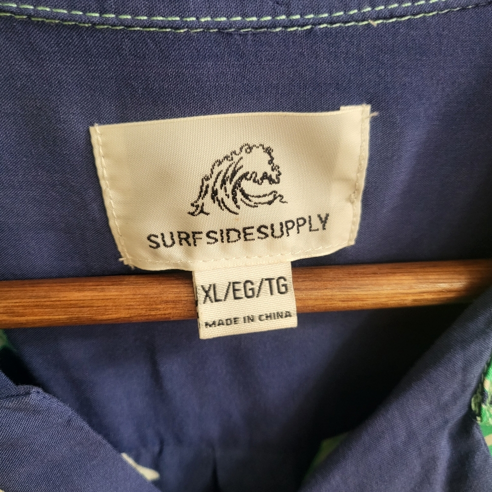 Surfside Supply Hawaiian Tropical Button Down Shirt Sz XL - Picture 6 of 8